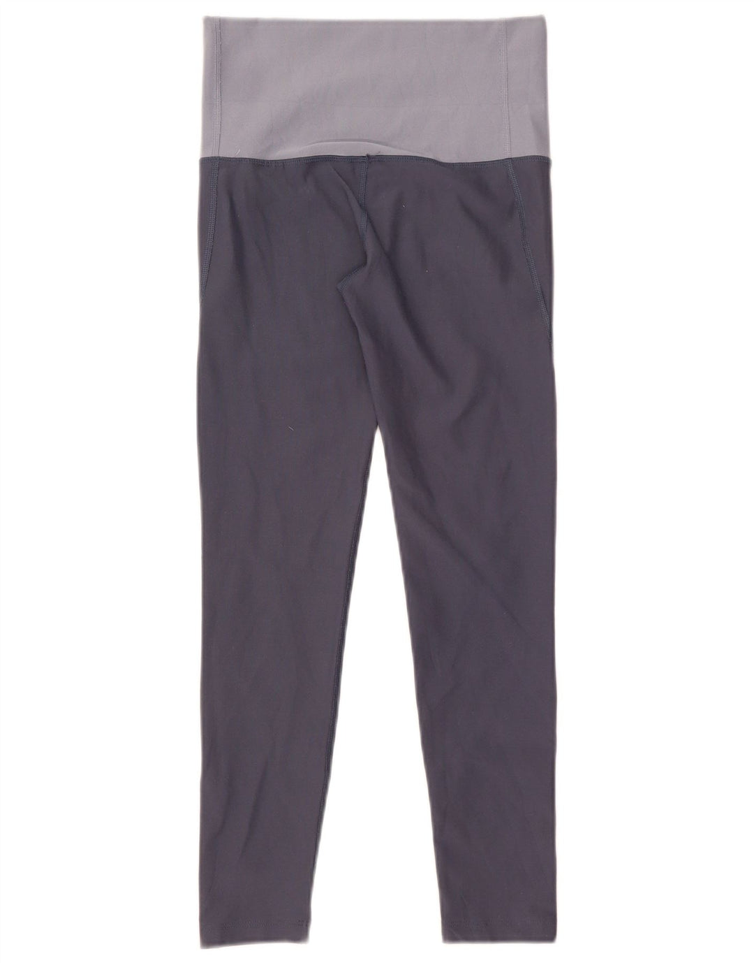 Nike Girls Dri Fit Leggings 10-11 Years Medium  Blue Colourblock Polyester