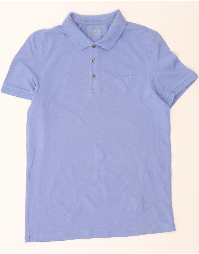 LOTTO Mens Polo Shirt Large Blue Vintage Lotto and Second-Hand Lotto from Messina Hembry 
