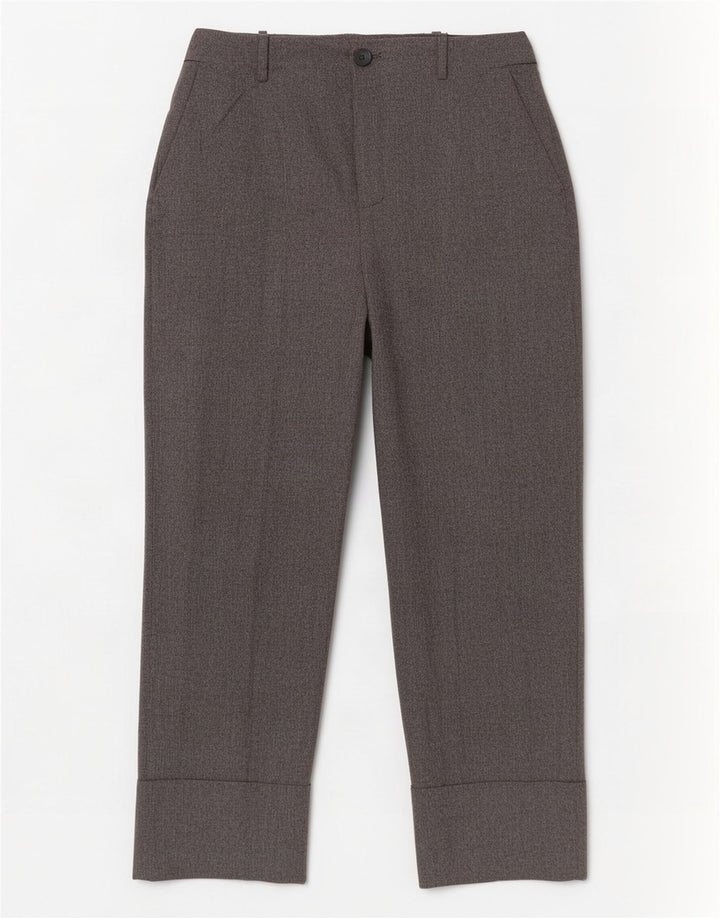 Zara Womens Straight Chino Trousers EU 42 Large W32 L28 Grey Polyester