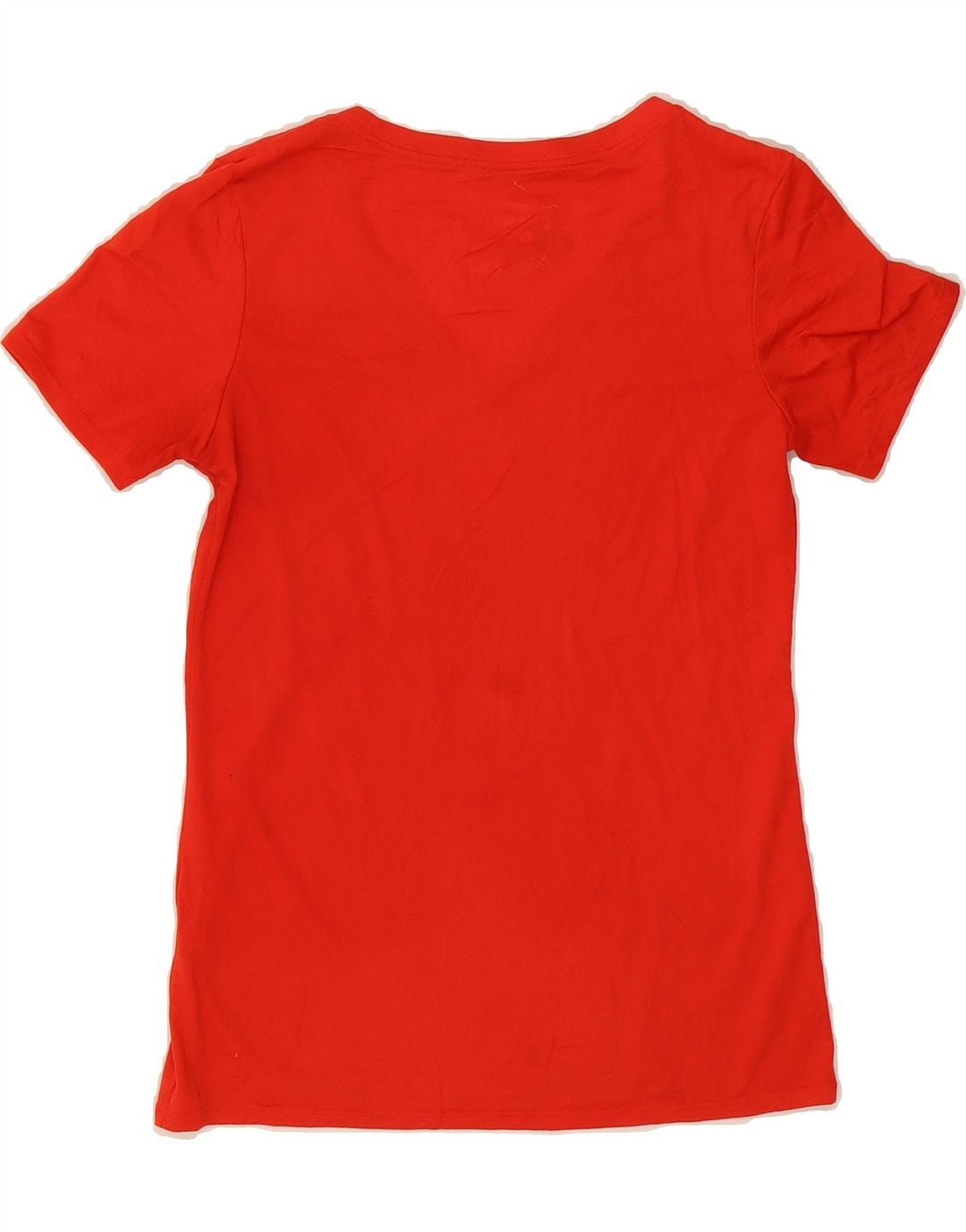 NIKE Womens Athletic Cut T-Shirt Top UK 10 Small Red Vintage Nike and Second-Hand Nike from Messina Hembry 