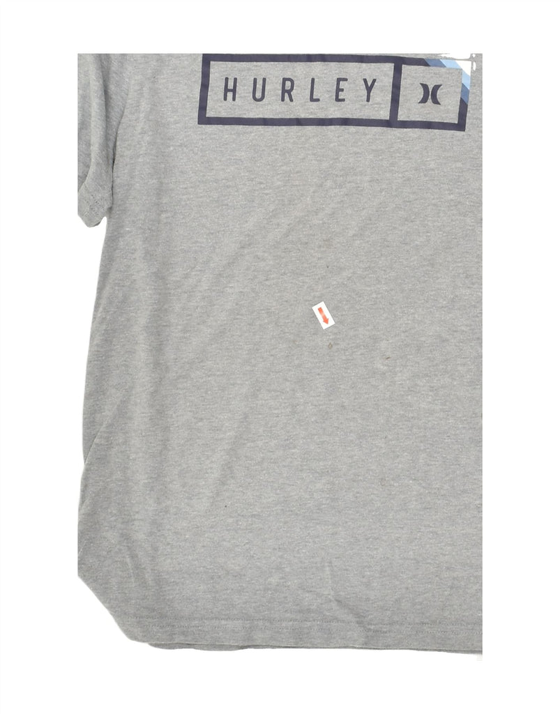 HURLEY Boys Graphic T-Shirt Top 14-15 Years Grey Cotton | Vintage Hurley | Thrift | Second-Hand Hurley | Used Clothing | Messina Hembry 