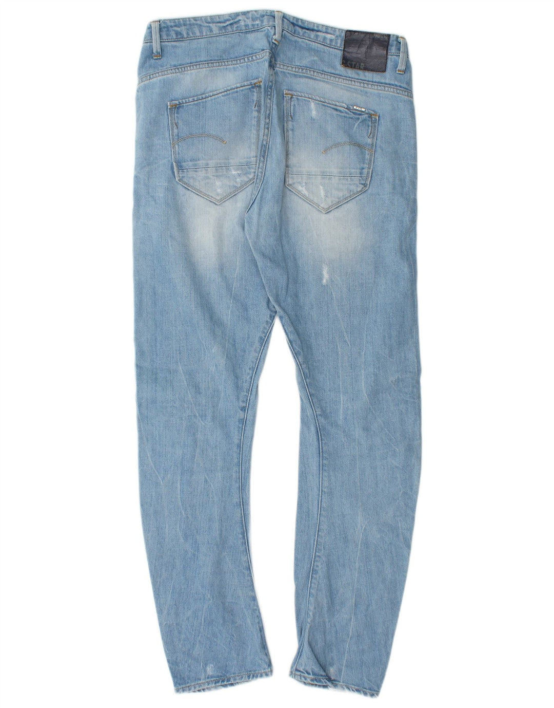 G-Star Mens Banana Slim Jeans W27 L30 Blue Cotton