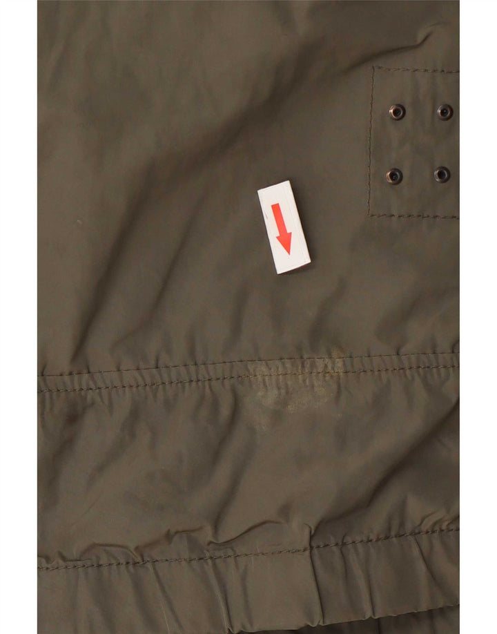 Dkny Mens Bomber Jacket UK 44 2XL Khaki
