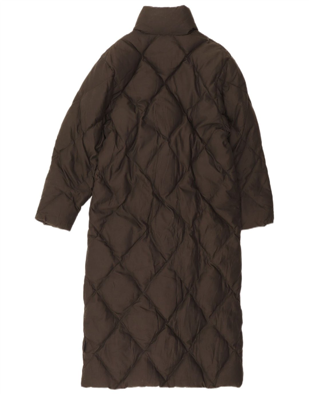 Sergio Tacchini Womens Longline Padded Coat UK 6 XS Green Polyester