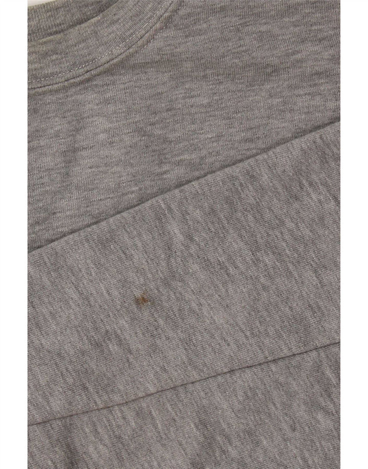 Zara Womens Graphic Oversized Sweatshirt Jumper UK 10 Small Grey