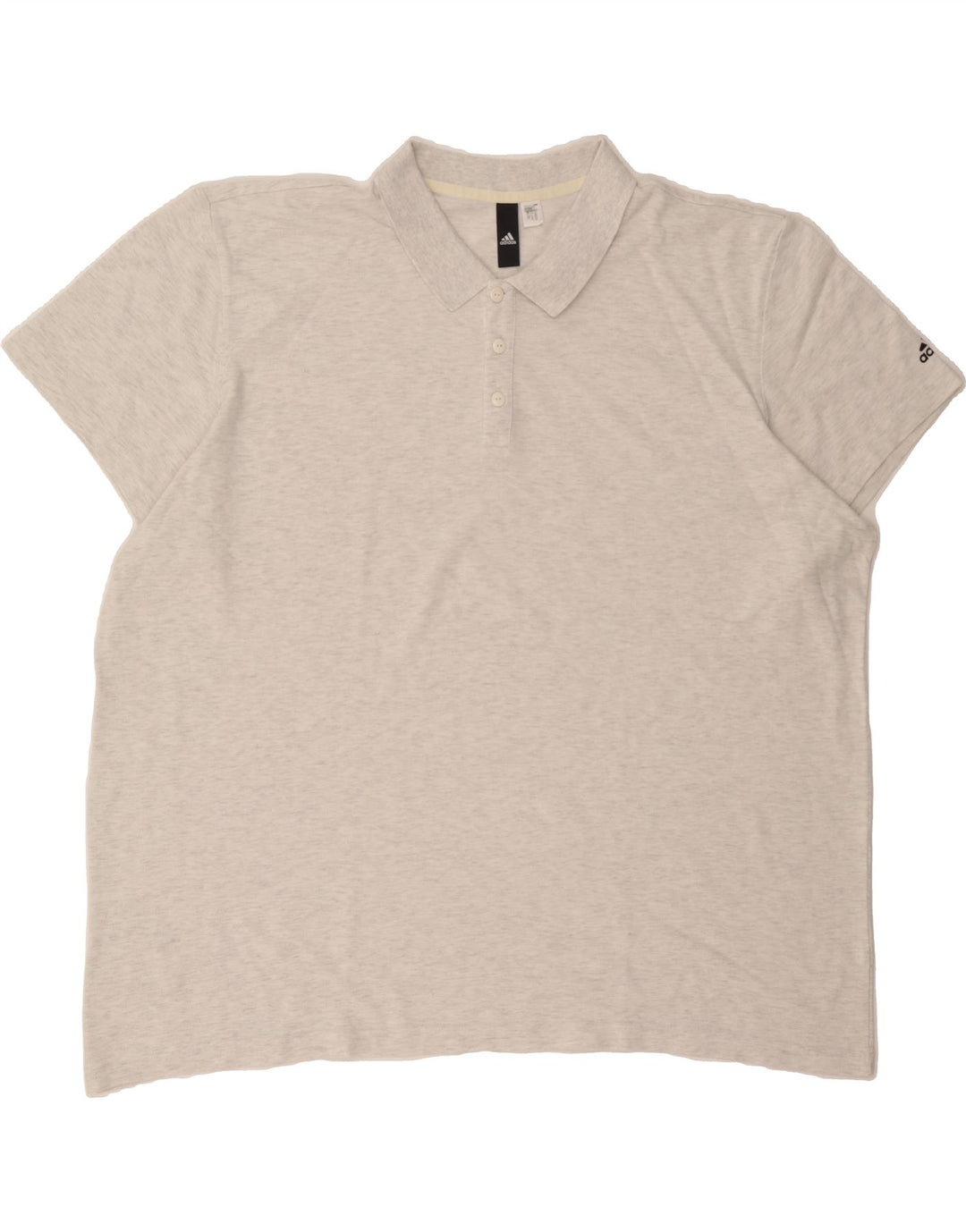 ADIDAS Mens Polo Shirt 2XL Grey Vintage Adidas and Second-Hand Adidas from Messina Hembry 