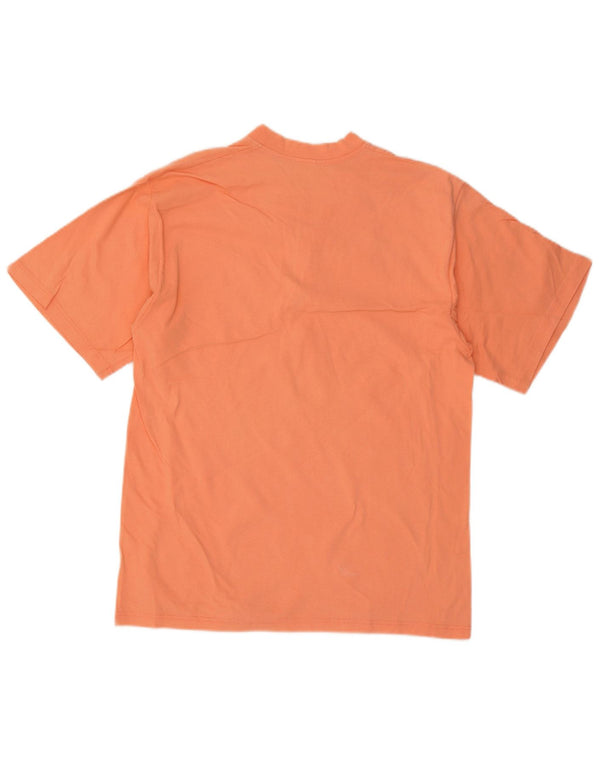 Champion Mens T-Shirt Top Medium Orange