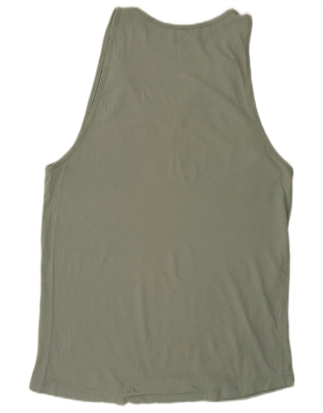 Jack & Jones Mens Graphic Vest Top Large Green Cotton