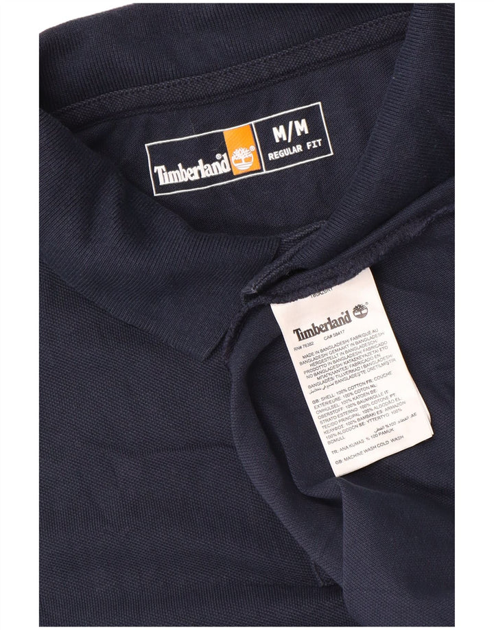 Timberland Mens Regular Fit Polo Shirt Medium Navy Blue