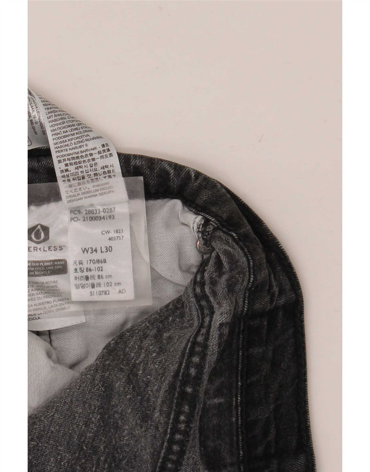 Levi's Mens Slim Jeans W34 L26 Grey Cotton
