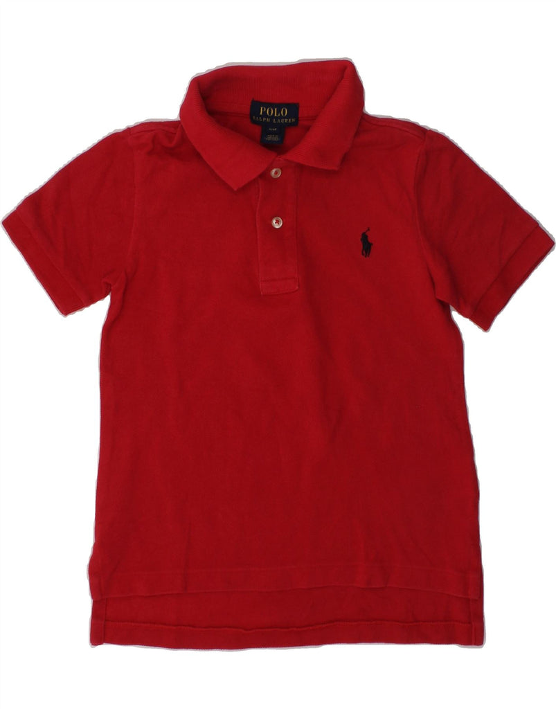 POLO RALPH LAUREN Boys Polo Shirt 2-3 Years Red Cotton | Vintage Polo Ralph Lauren | Thrift | Second-Hand Polo Ralph Lauren | Used Clothing | Messina Hembry 