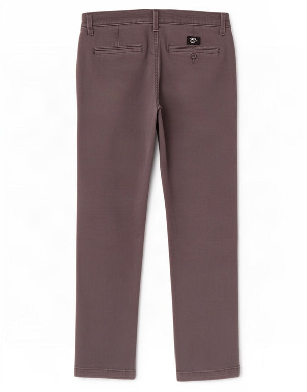 Vans Mens Slim Fit Chino Trousers W32 L32 Grey Cotton