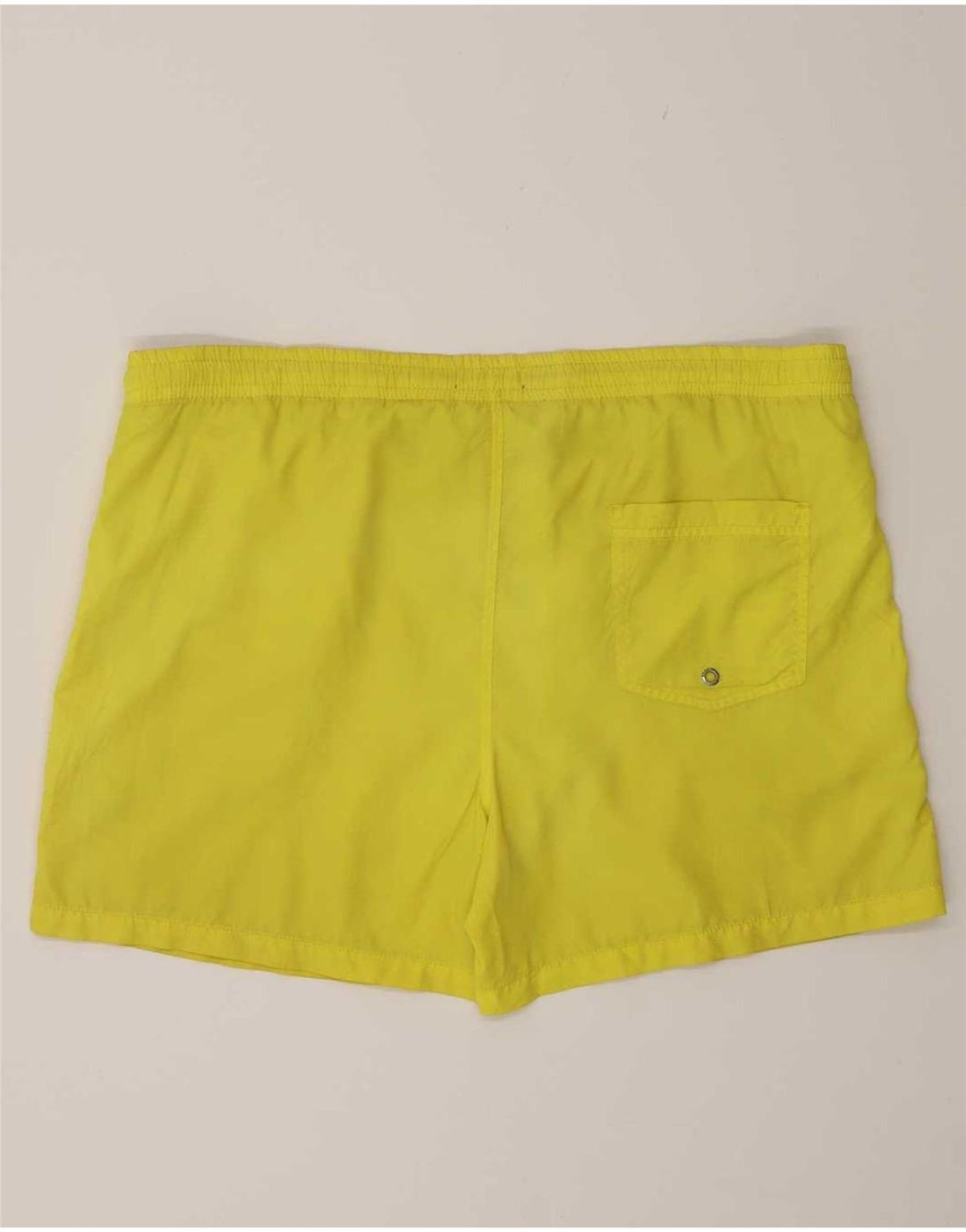 Zara Mens Swimming Shorts Large Yellow Polyester