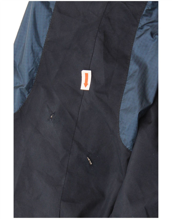 The North Face Mens Rain Jacket UK 38 Medium Navy Blue Colourblock