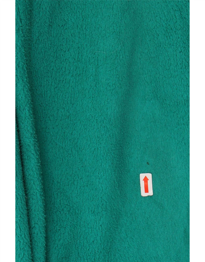 THINK PINK Womens Fleece Full Tracksuit IT 42 Medium  Green Colourblock