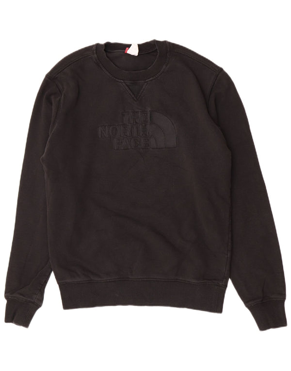The North Face Mens Graphic Sweatshirt Jumper Medium Black Cotton