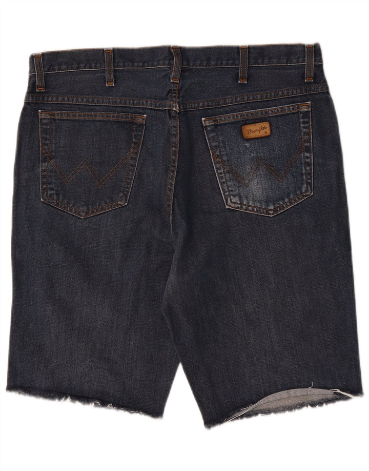 Wrangler Mens Denim Shorts W36 Large Blue