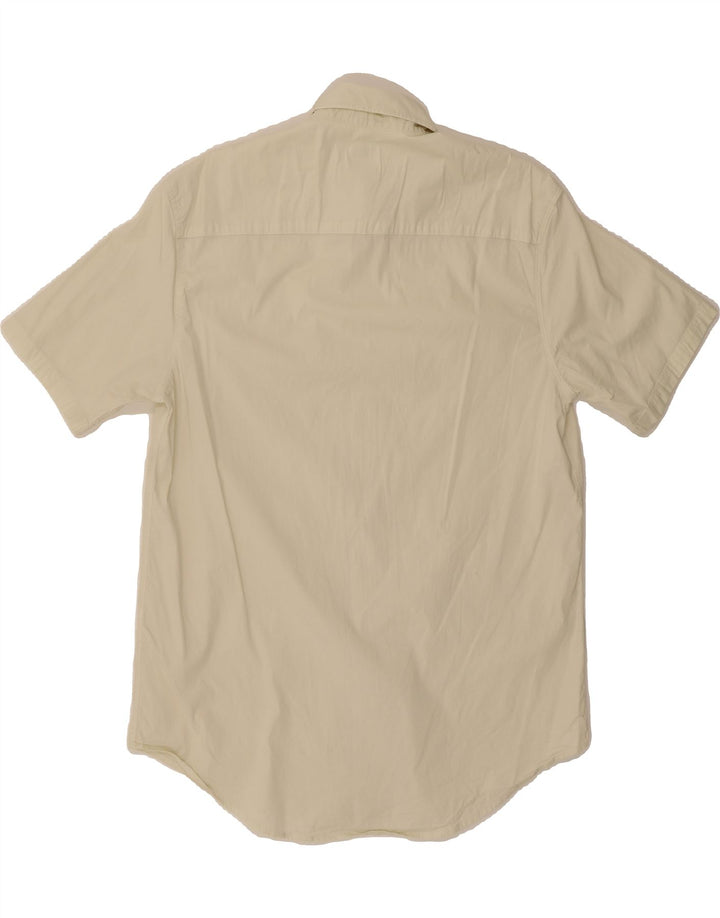 CALVIN KLEIN JEANS Mens Short Sleeve Shirt XL White Vintage Calvin Klein Jeans and Second-Hand Calvin Klein Jeans from Messina Hembry 