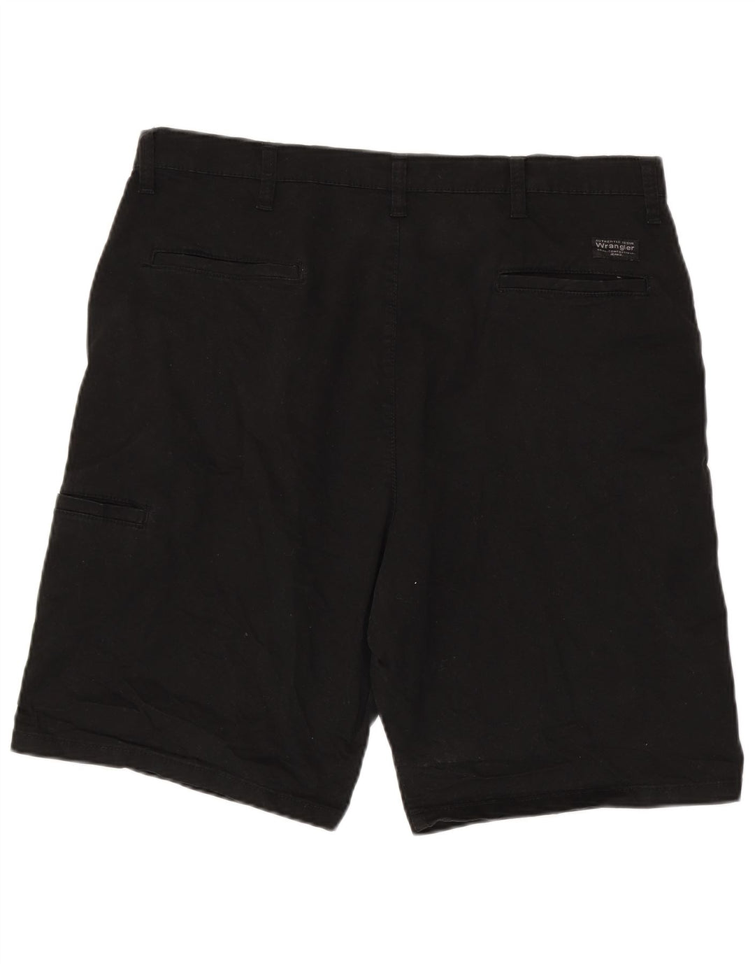 Wrangler Mens Cargo Shorts W38 XL Black Cotton