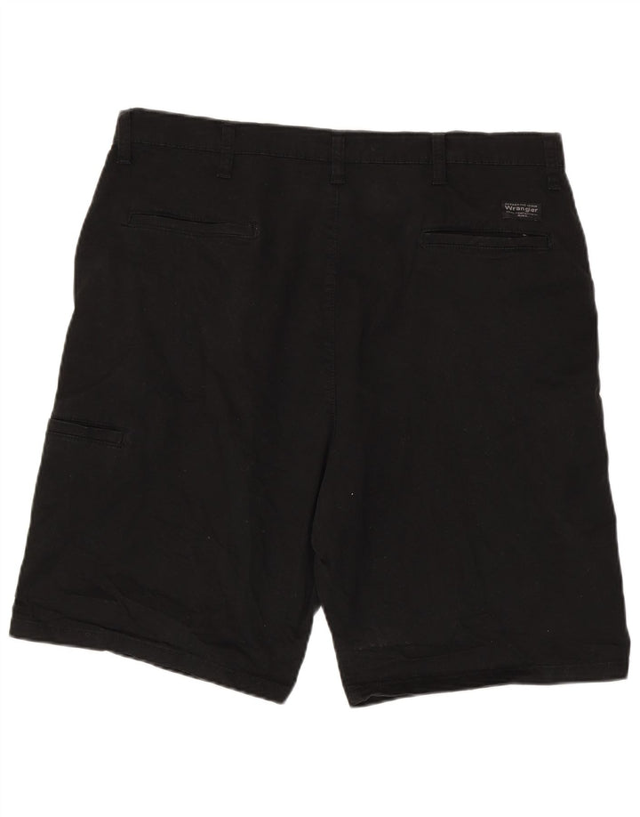 Wrangler Mens Cargo Shorts W38 XL Black Cotton