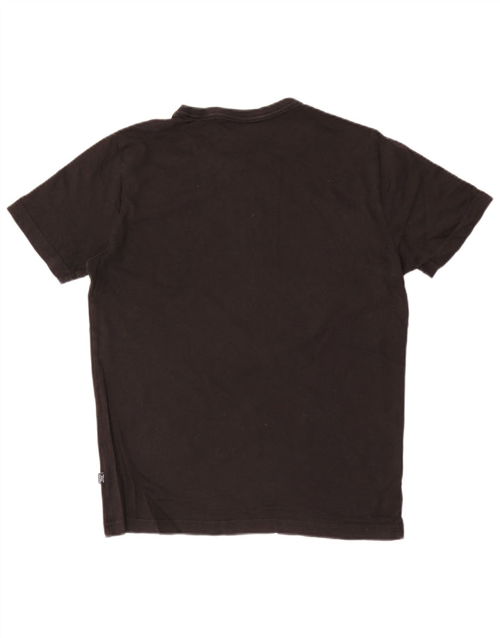 Puma Mens T-Shirt Top Small Black Cotton