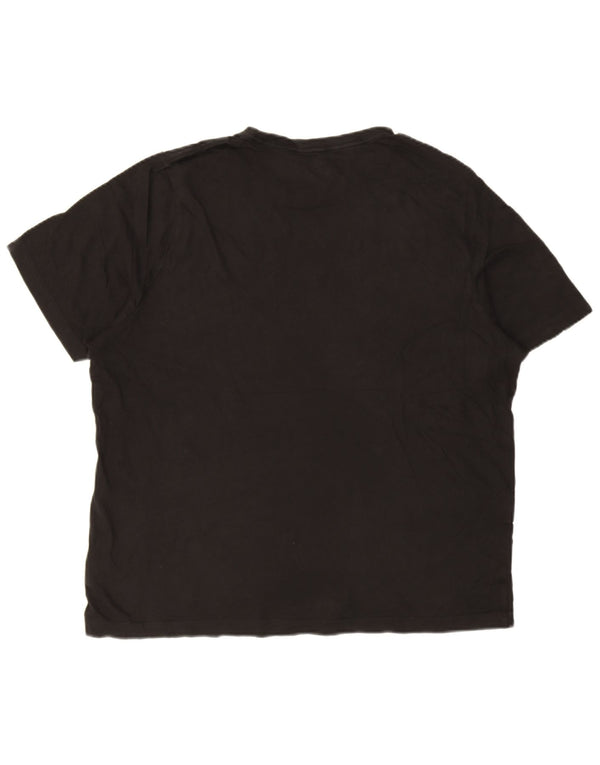 Puma Mens T-Shirt Top XL Black Cotton
