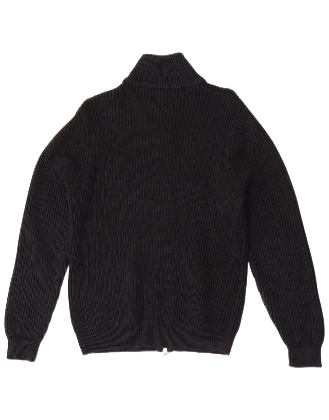 Fred Perry Mens Cardigan Sweater Medium Black Cotton