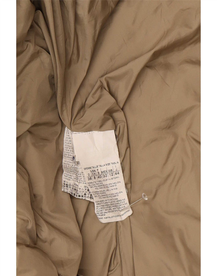 Marella Womens Padded Jacket UK 12 Medium Brown Polyamide