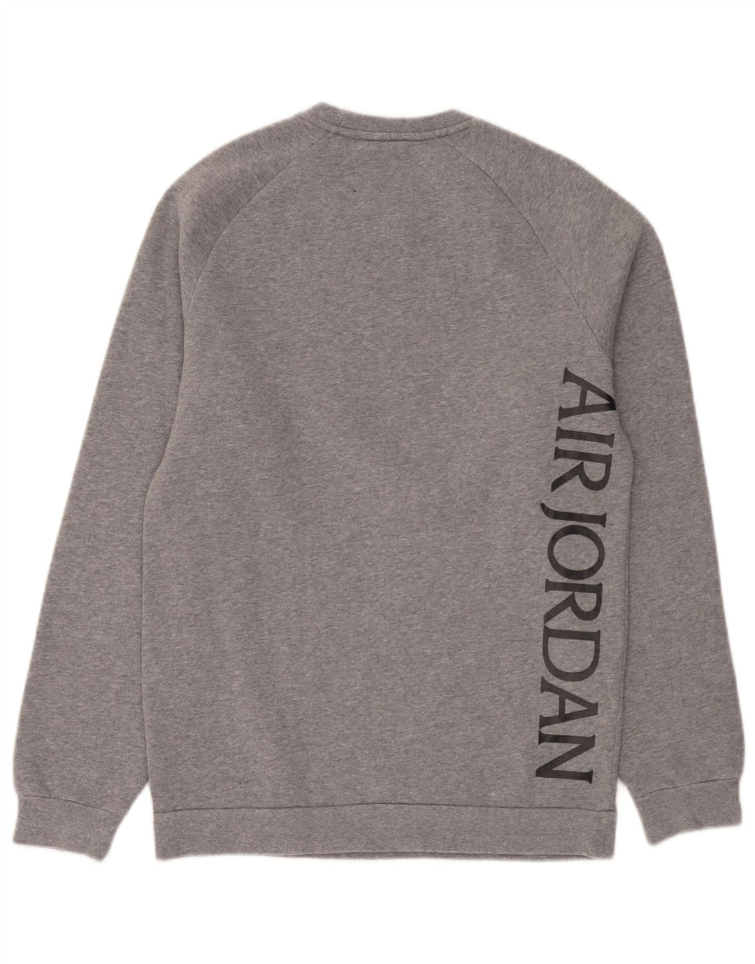 Jordan Mens Graphic Sweatshirt Jumper Small Grey Flecked Cotton