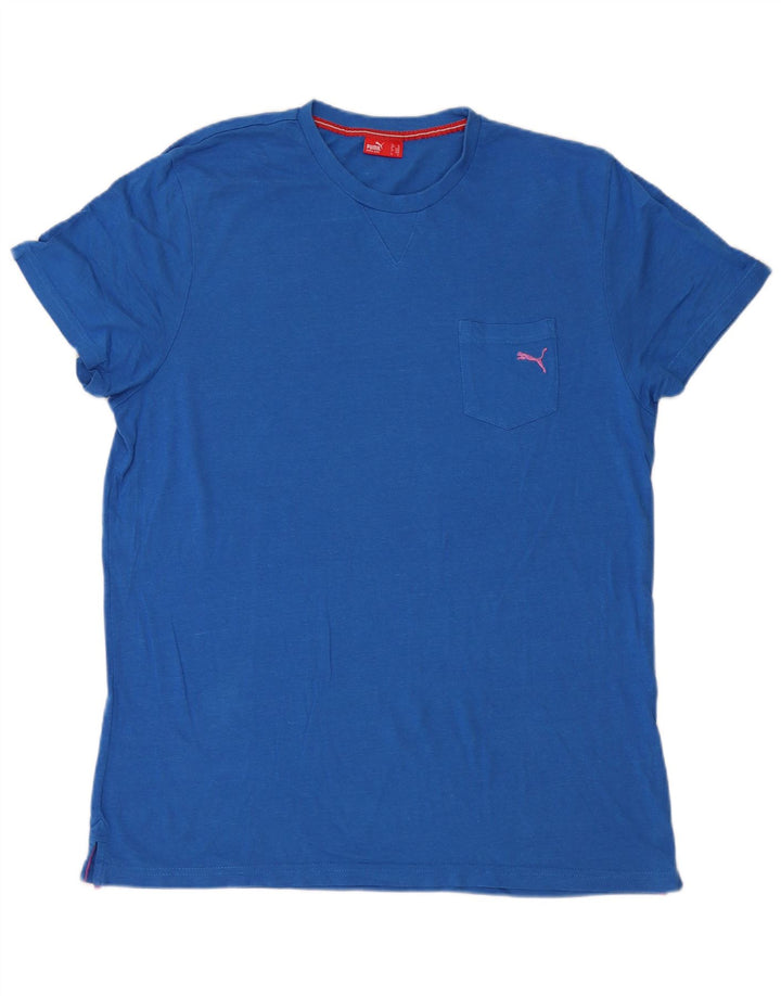 Puma Mens T-Shirt Top XL Blue