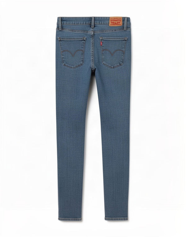Levi's Womens 721 High Rise Skinny Jeans W27 L30 Blue Cotton