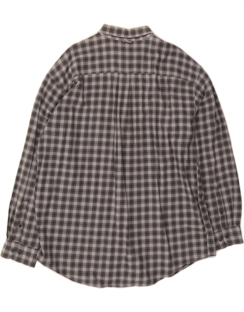 TIMBERLAND Mens Flannel Shirt XL Grey Check Cotton Vintage Timberland and Second-Hand Timberland from Messina Hembry 