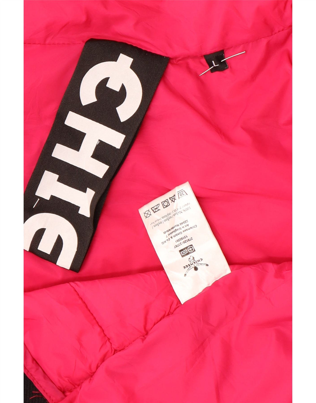 Chiemsee Womens Padded Jacket UK 16 Large Pink Nylon
