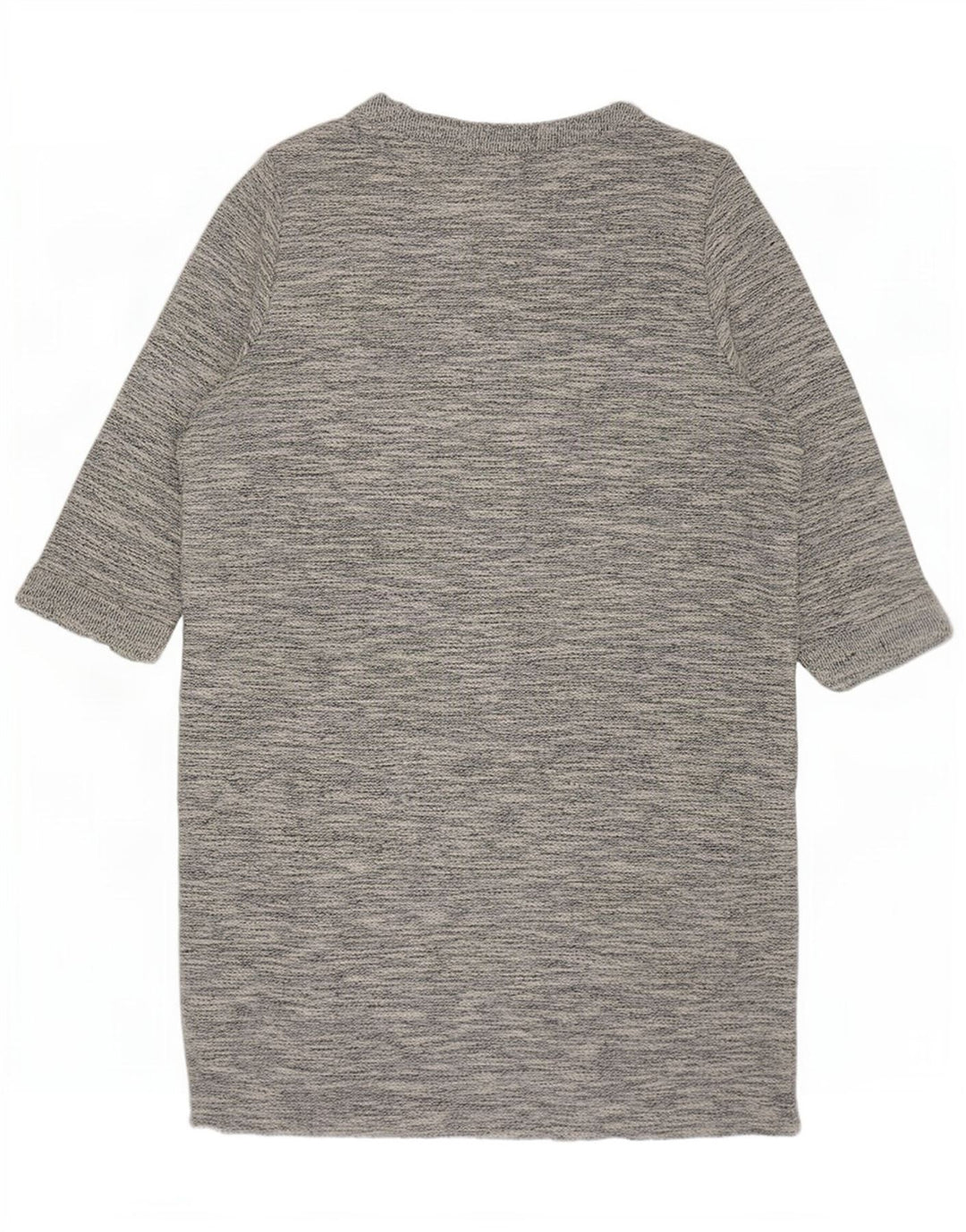 Marks & Spencer Womens 3/4 Sleeve Shift Dress UK 20 2XL Grey Flecked