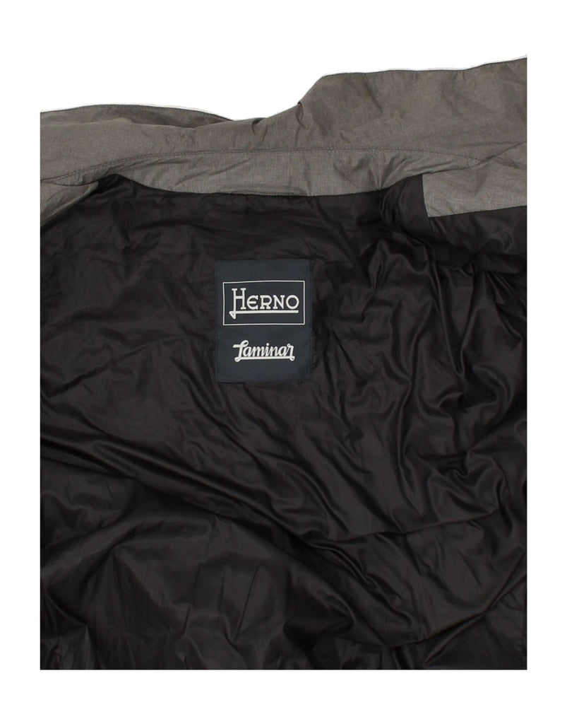 HERNO Mens Padded Jacket UK 38 Medium Grey | Vintage Herno | Thrift | Second-Hand Herno | Used Clothing | Messina Hembry 