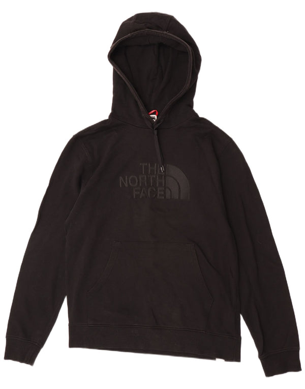 The North Face Mens Graphic Hoodie Jumper Large Black Cotton