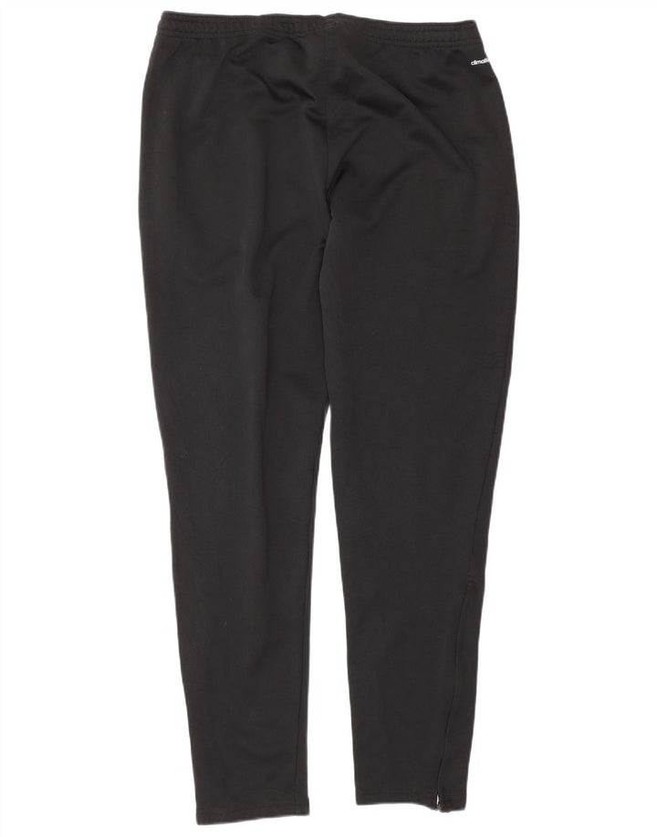 Adidas Womens Climalite Tracksuit Trousers UK 16/18 Large  Black Polyester