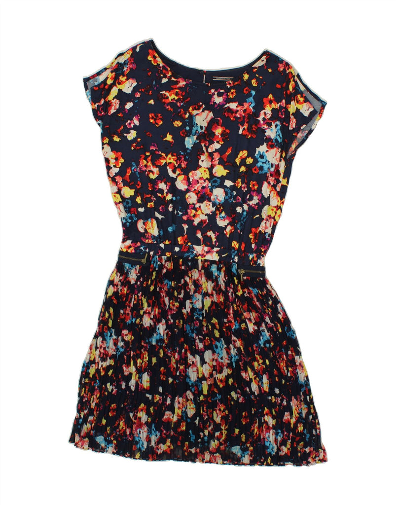 TOMMY HILFIGER Womens A-Line Dress US 6 Medium Multicoloured Floral Vintage Tommy Hilfiger and Second-Hand Tommy Hilfiger from Messina Hembry 