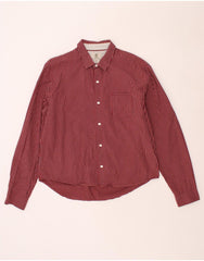 TIMBERLAND Mens Slim Fit Shirt Large Red Check Cotton