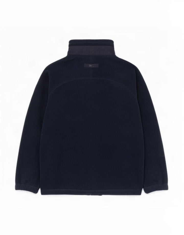 Marks & Spencer Mens Fleece Jacket UK 42 XL Navy Blue Polyester