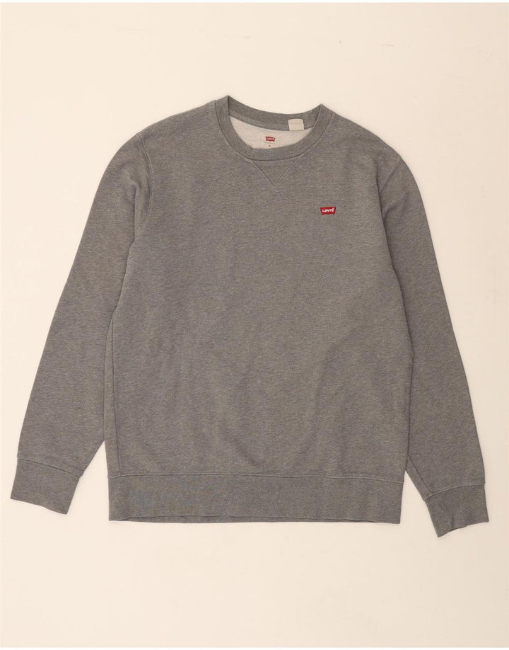 LEVI'S Mens Sweatshirt Jumper Medium Grey Vintage Levi's and Second-Hand Levi's from Messina Hembry 