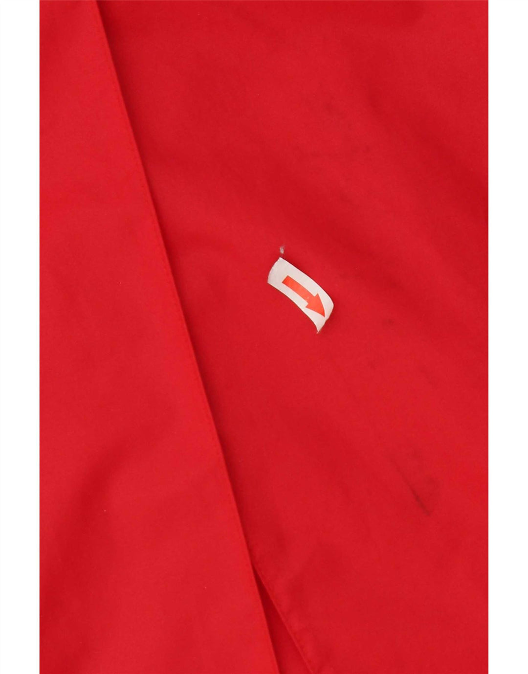 Fiorucci Womens Hooded Trench Coat UK 14 Medium Red Nylon