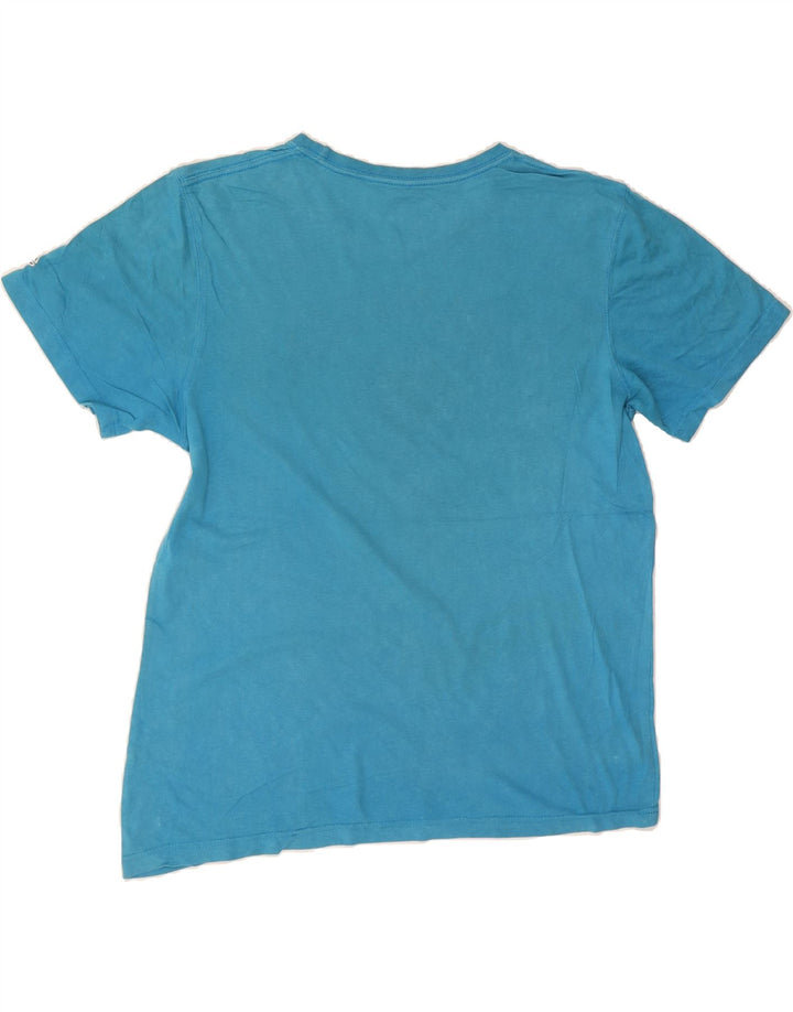 CHAMPION Mens Graphic T-Shirt Top Medium Blue Cotton Vintage Champion and Second-Hand Champion from Messina Hembry 