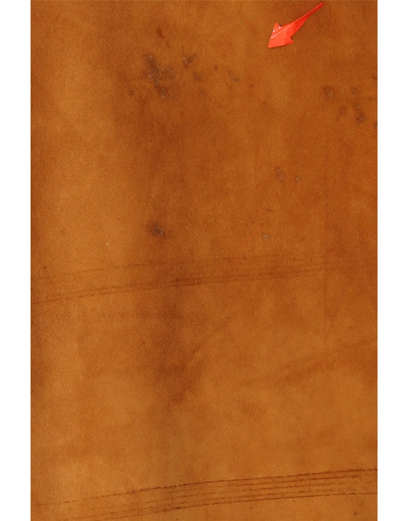 VINTAGE Womens Suede Trousers W30 L34 Brown Vintage Vintage and Second-Hand Vintage from Messina Hembry 