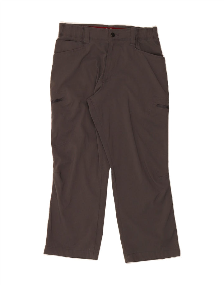 WRANGLER Mens Straight Casual Trousers W32 L30 Grey Nylon Vintage Wrangler and Second-Hand Wrangler from Messina Hembry 