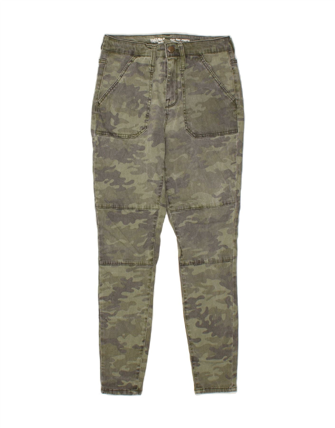 MOSSIMO Womens Jegging Slim Jeans US 4 Small W27 L27 Green Camouflage Vintage Mossimo and Second-Hand Mossimo from Messina Hembry 