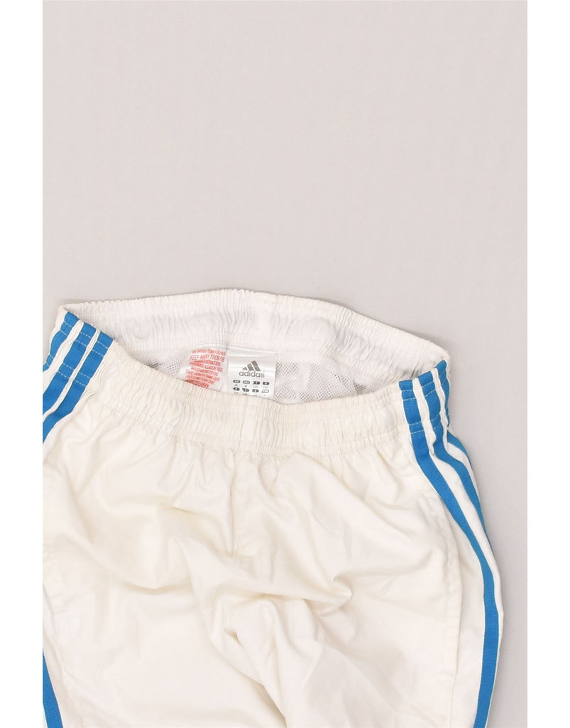 ADIDAS Girls Sport Shorts 11-12 Years White Polyester | Vintage Adidas | Thrift | Second-Hand Adidas | Used Clothing | Messina Hembry 