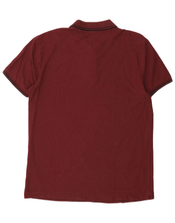 Lotto Mens Polo Shirt Large Burgundy