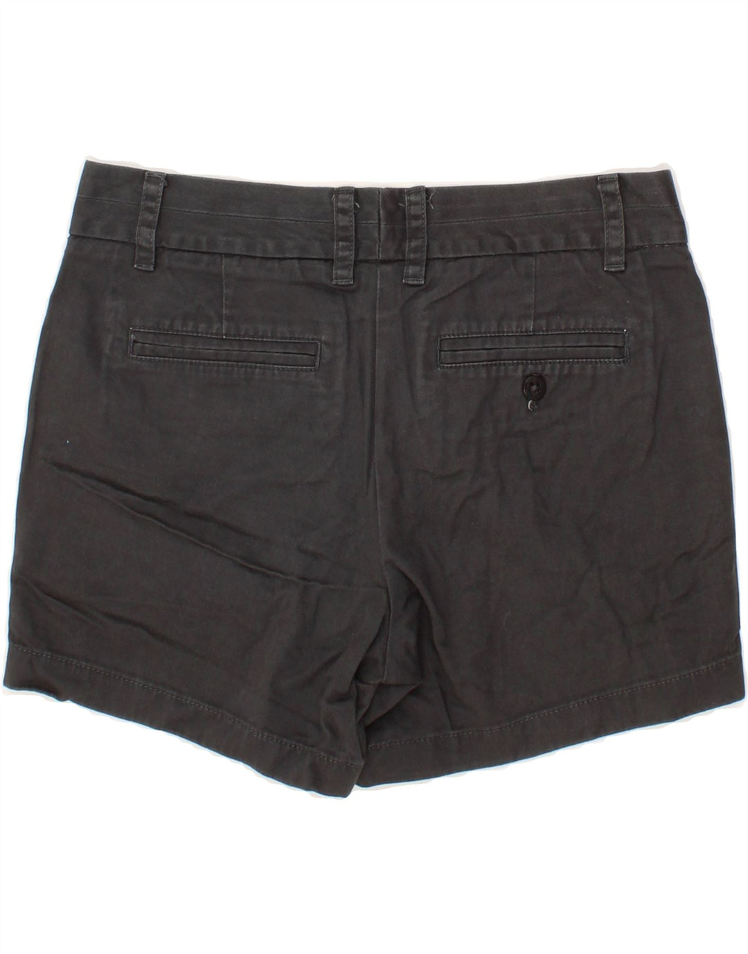 J. CREW Womens Broken In Chino Shorts US 4 Small W30  Black Cotton Vintage J. Crew and Second-Hand J. Crew from Messina Hembry 