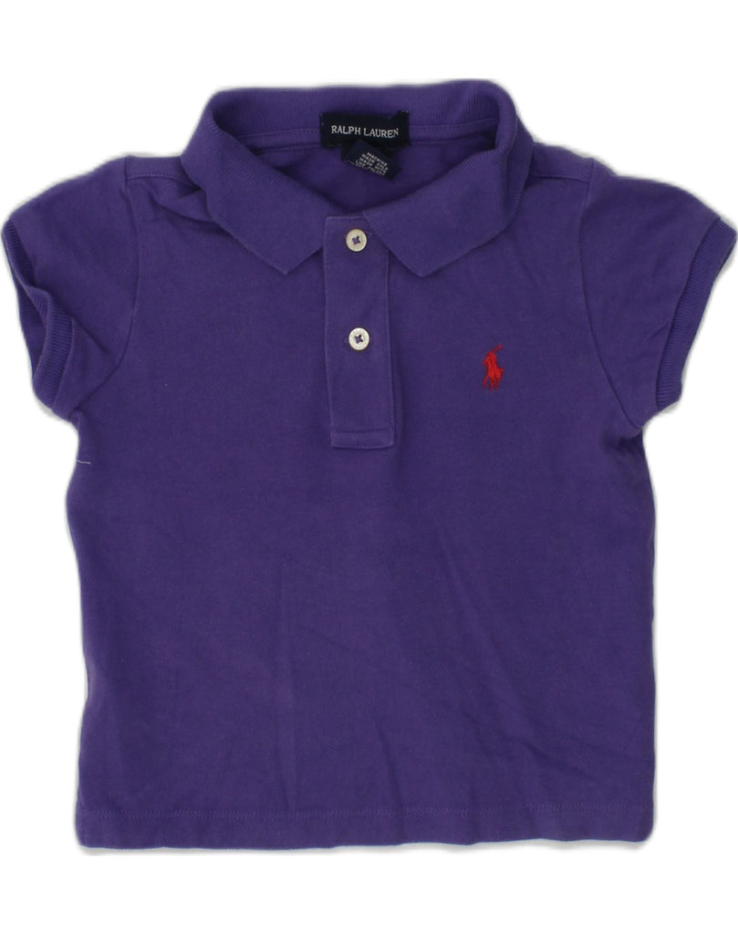 RALPH LAUREN Boys Polo Shirt 4-5 Years Purple Cotton | Vintage Ralph Lauren | Thrift | Second-Hand Ralph Lauren | Used Clothing | Messina Hembry 